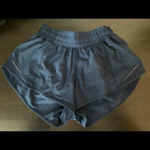 Navy Lululemon hotty hot shorts